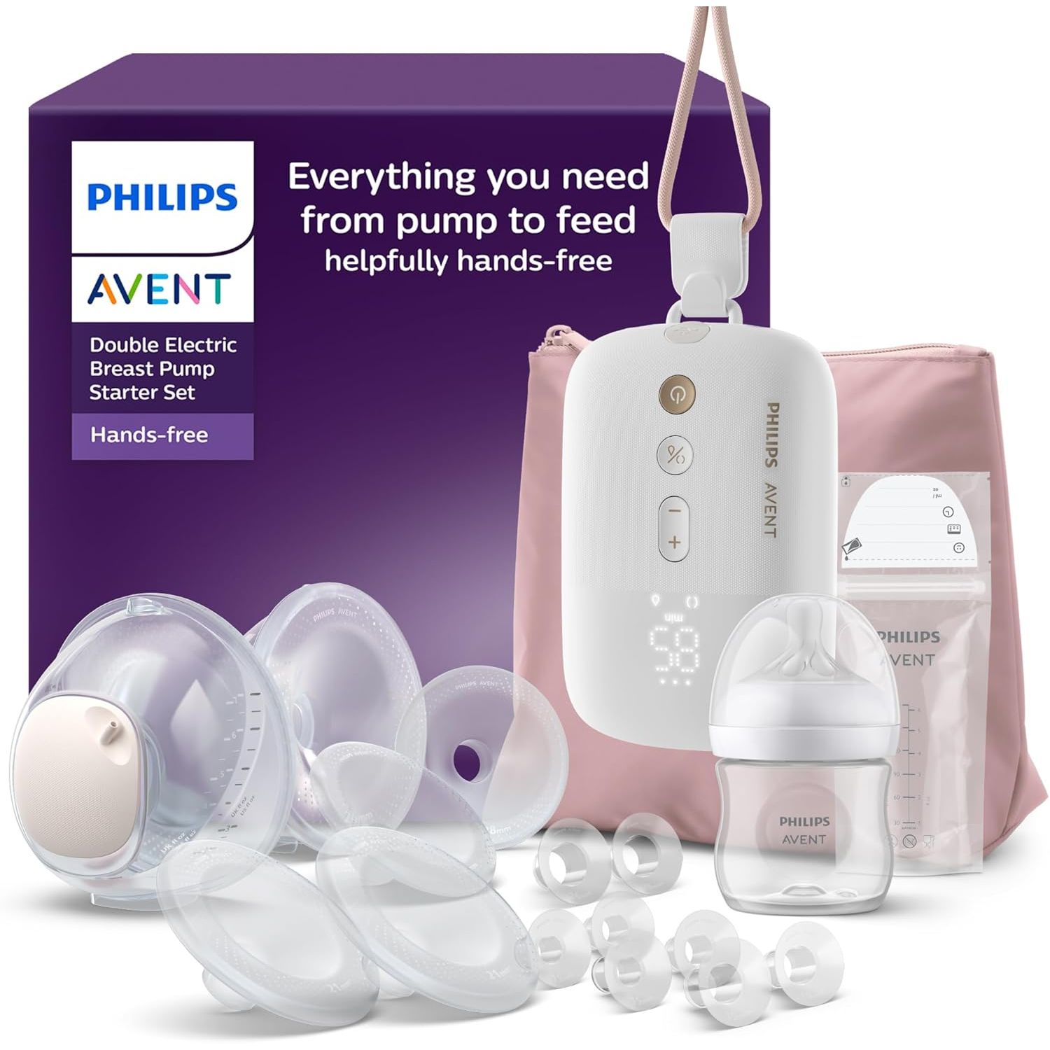 Buy Philips,Philips Avent Hands-Free Breast Pump Starter Set – SCD553/11 - Gadcet UK | UK | London | Scotland | Wales| Near Me | Cheap | Pay In 3 | Double Electric Breast Pumps